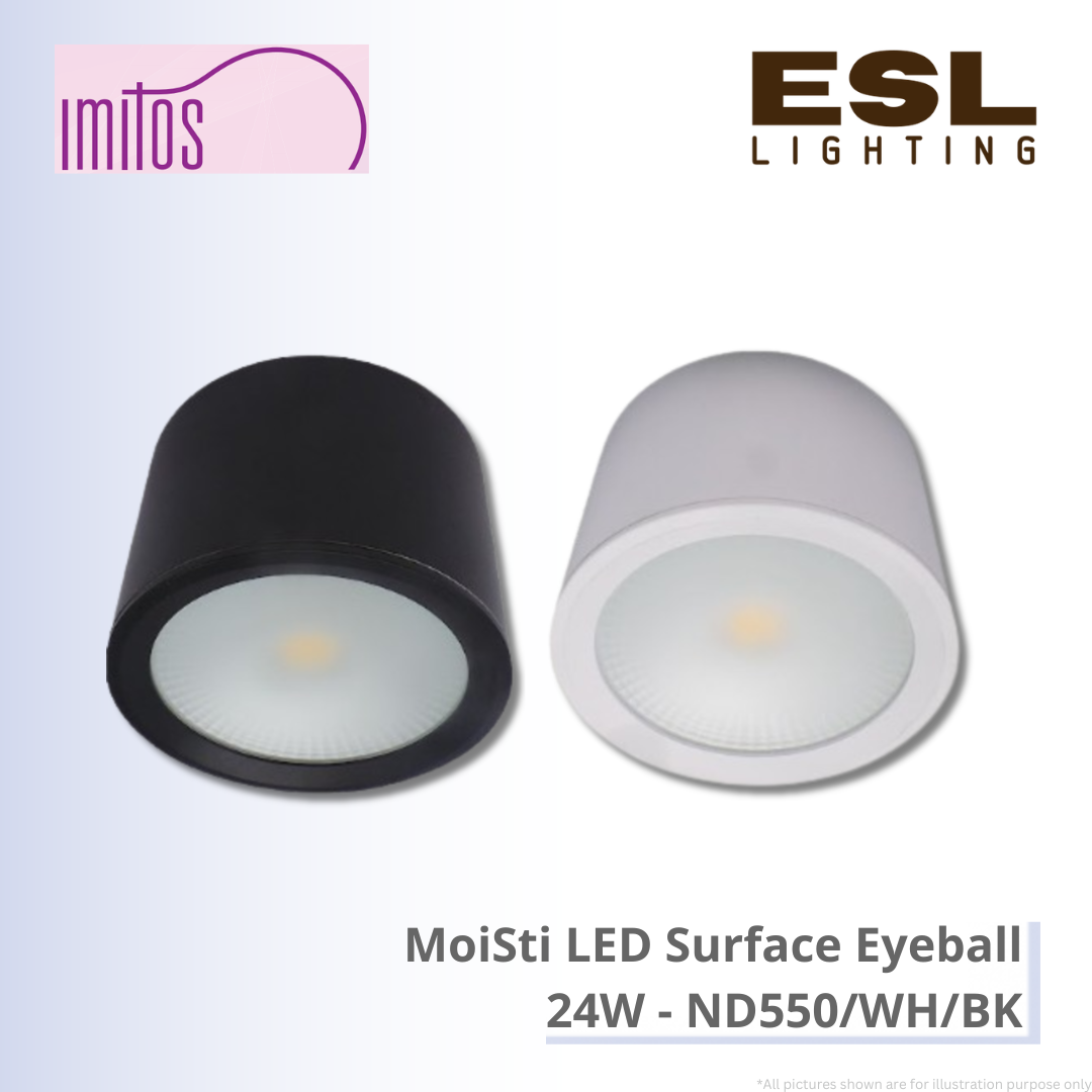 IMITOS MoiSti LED Surface Eyeball 24W - ND550/WH/BK