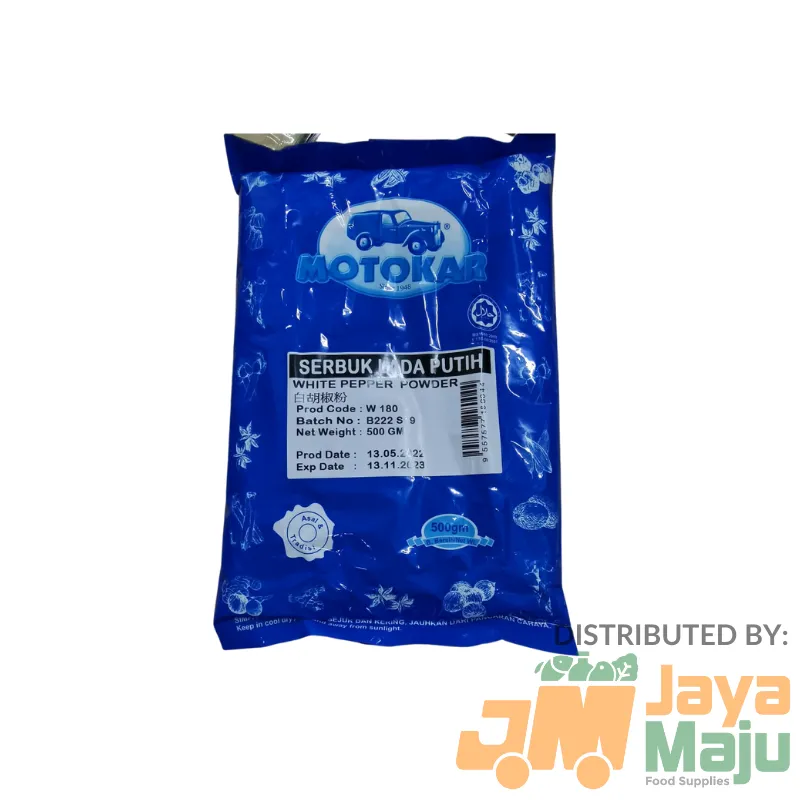 [MOTOKAR] SERBUK LADA PUTIH/WHITE PEPPER POWDER 100G