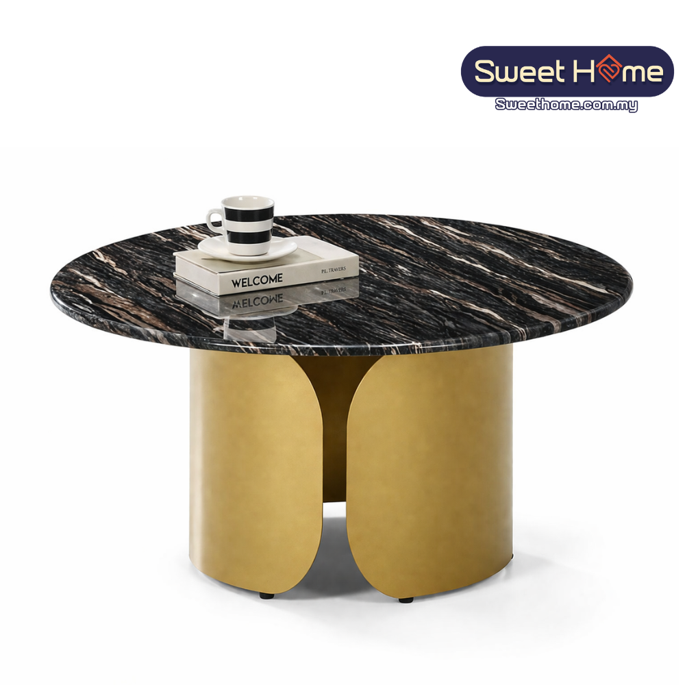 CT 2020-A Round Marble Coffee Table (IOI) | Modern Designer Coffee Table