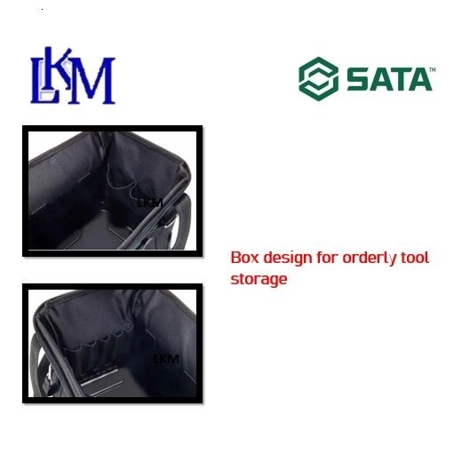 SATA 95199 Portable Tool Bag 40cm/16" Multipurpose Tool Bag / Electrician tool bag / storage bag