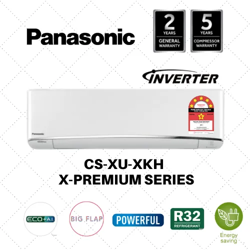 PANASONIC X-PREMIUM INVERTER R32 XU SERIES