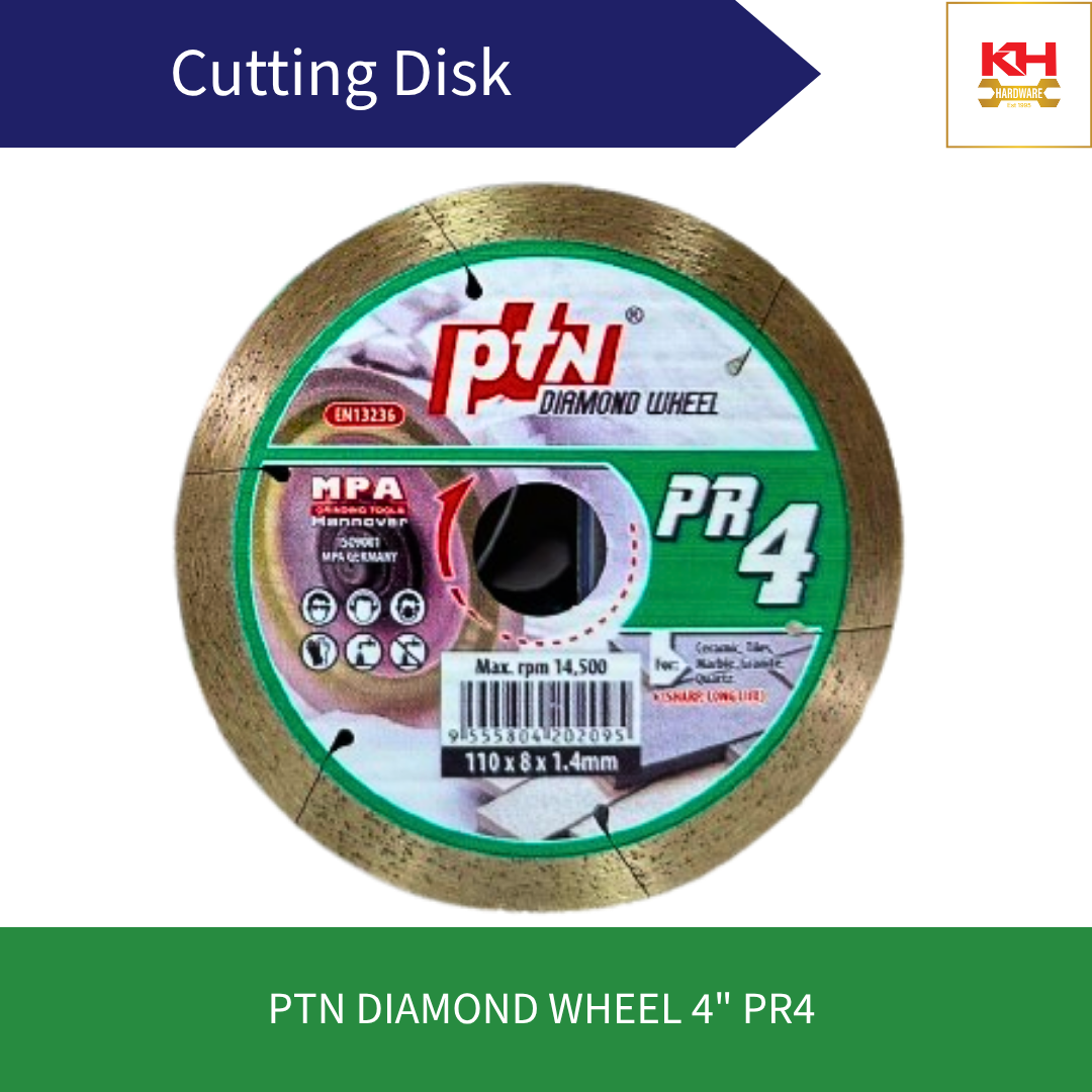 PTN Diamond Wheel 4" PR4