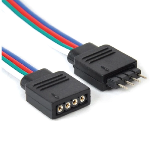 4 Pin RGB (Male & Female) Plug & Socket