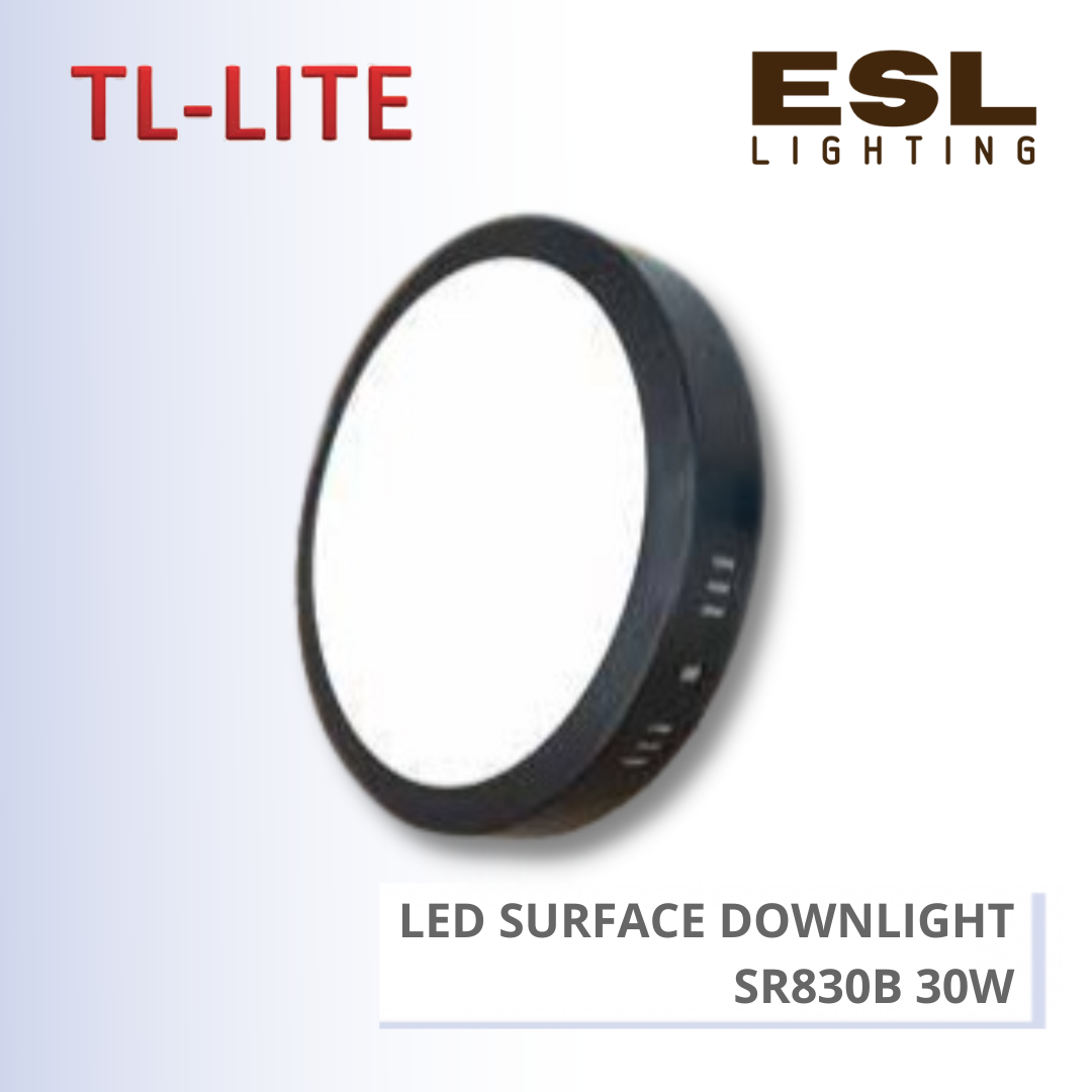 TL-LITE DOWNLIGHT - LED SURFACE DOWNLIGHT (BLACK) - 30W - SR830B