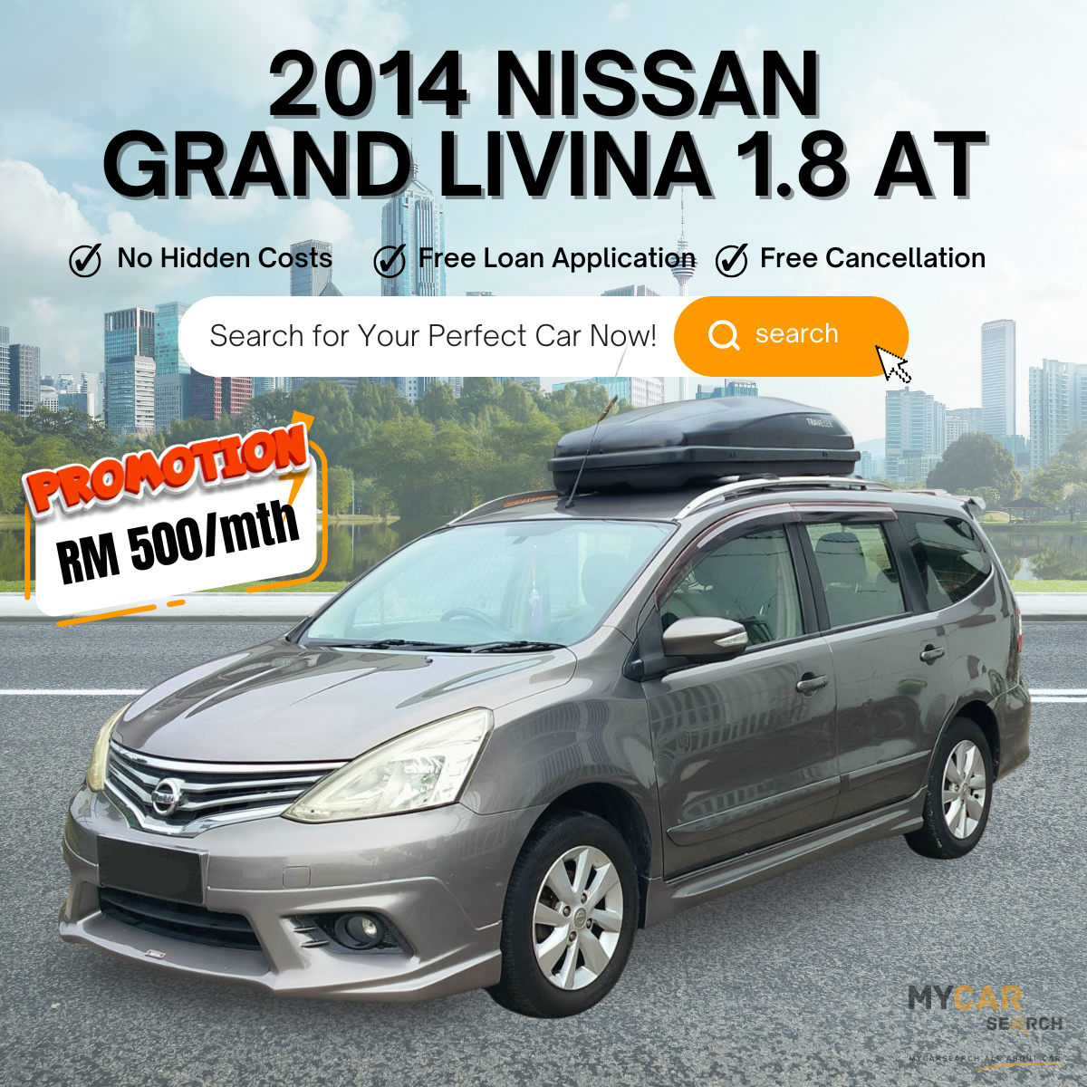 2014 NISSAN GRAND LIVINA 1.8 COMFORT AT