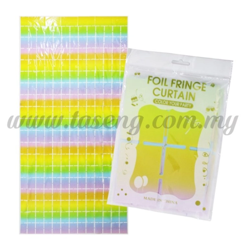 Fringe Backdrop Square *Macaron Rainbow (BD4-RW-2)