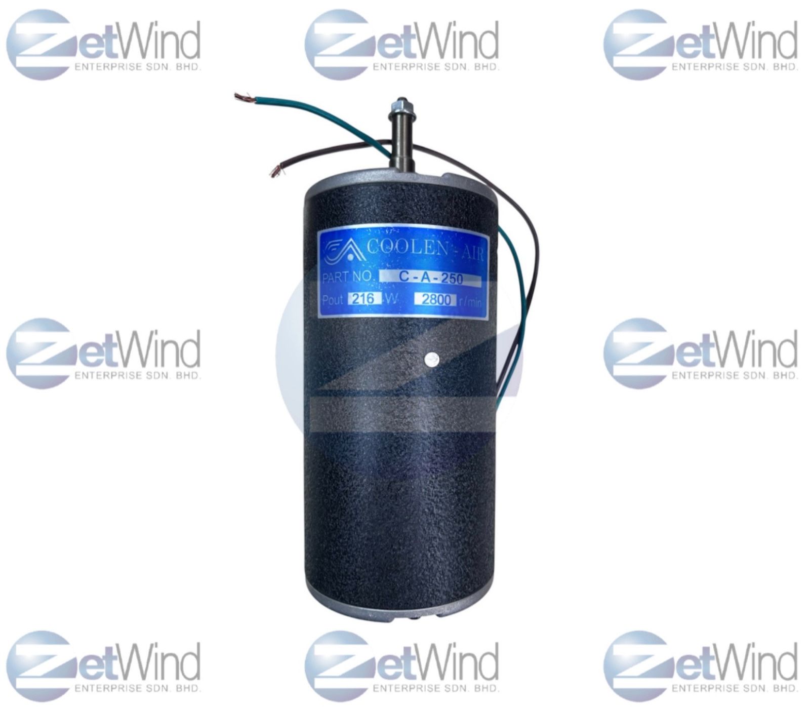 [CODE:310360] BUS COOLEN-AIR 216W 2800RPM 165CM NUT BLACK