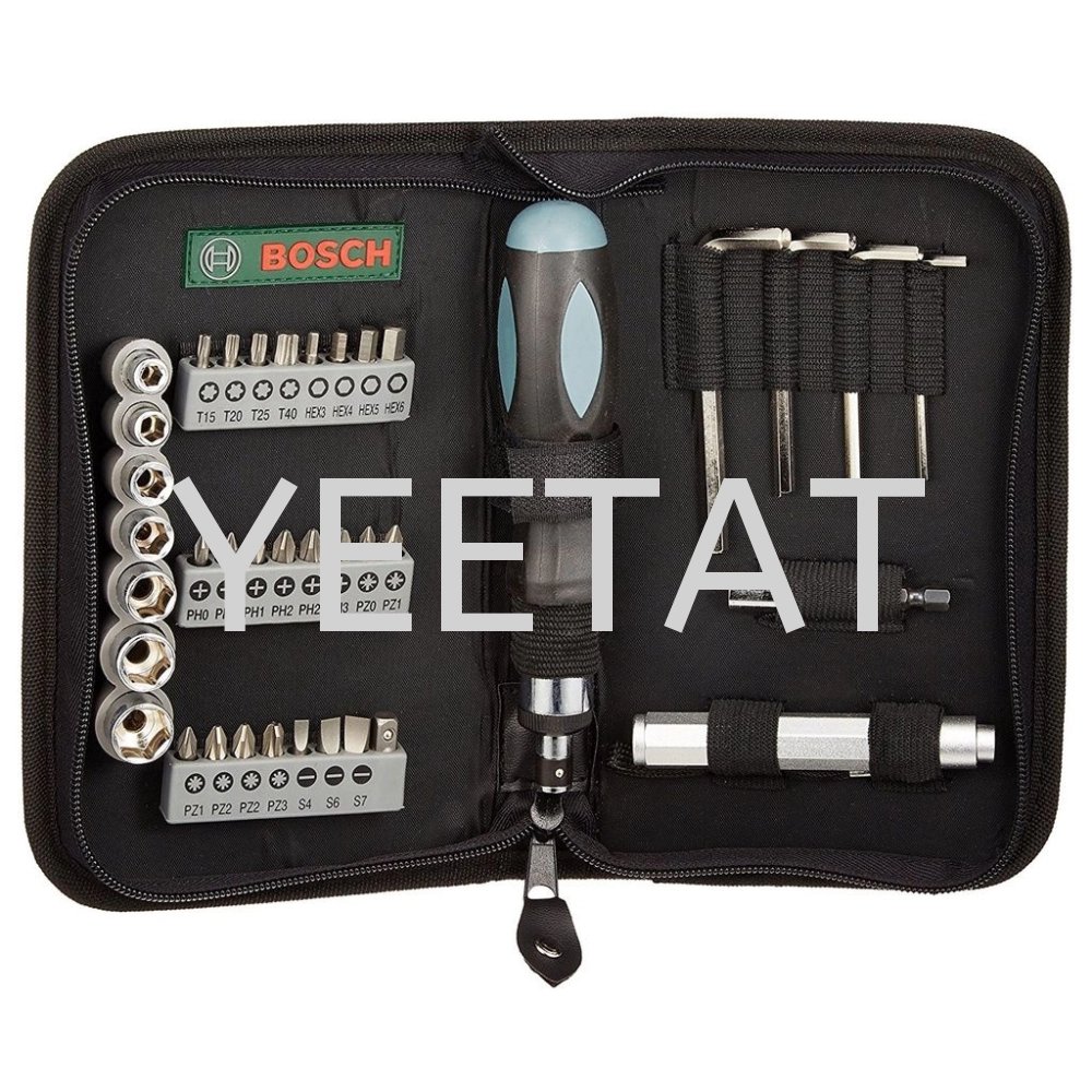 [ BOSCH ] ACCESSORIES SET Screwdriver and Socket Set (38-Piece) (2607019506)