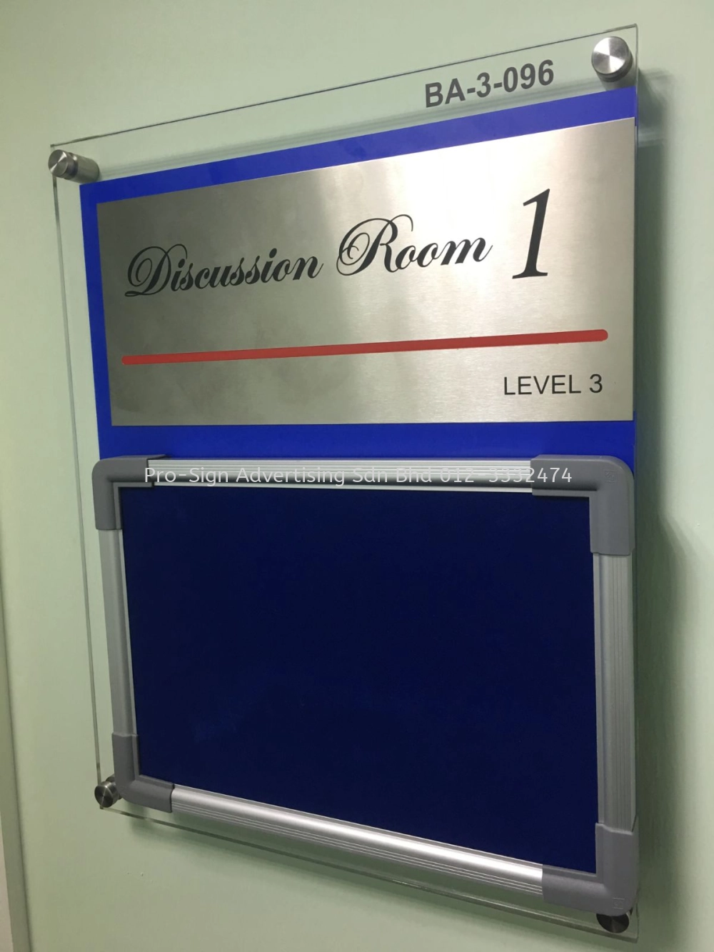 OFFICE BOARD/ DOOR SIGNAGE (UNITEN, CYBERJAYA, 2017)