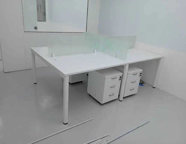 UntitledOffice Furniture Sunway Mentari Petaling Jaya Office Workstation Table Cluster Of 4 Seater | Office Cubicle | Office Partition IP-W09