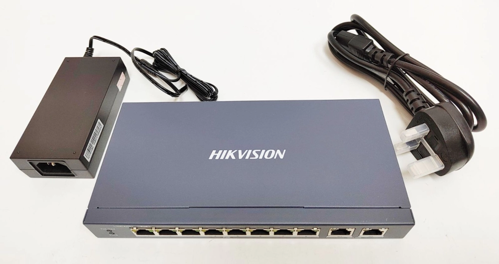 HIKVISION - DS-3E0310P-E/M - 8 Port Fast Ethernet Unmanaged POE Switch