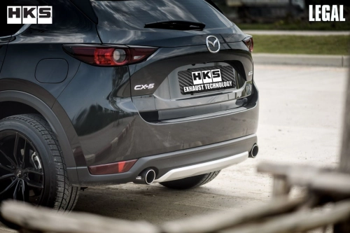 HKS LEGAL MAZDA CX-5 2015+ Gasoline DUAL CARBON TAIL