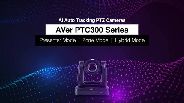 AVER Professional PTZ Cameras PTC-310H AI Auto Tracking PTZ Camera – with NDI® | HX Capability * 8 Megapixels 1/2.8" 4K Exmor CMOS, 4K Ultra HD Resolution, 4K 30fps. * HDMI, IP, USB. Presenter and Zone Tracking Modes, Human Detection AI, * 12X Optical Zoom, 2X Sensor Zoom & 12X Digital Zoom, 1.7kg