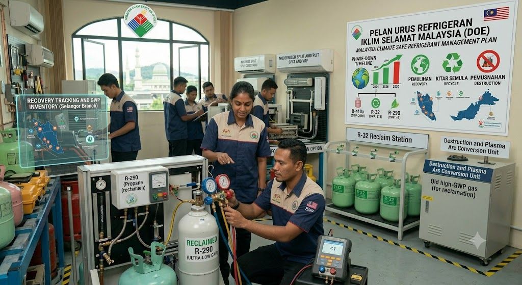 climate safe refrigerant management Malaysia DOE