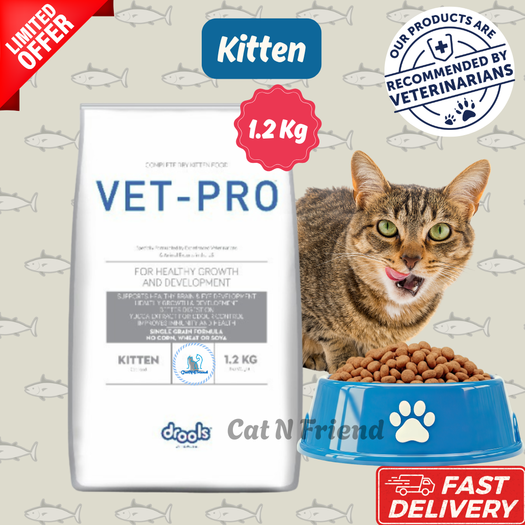 Vet-Pro Feline Kitten Dry Cat Food 1.2kg