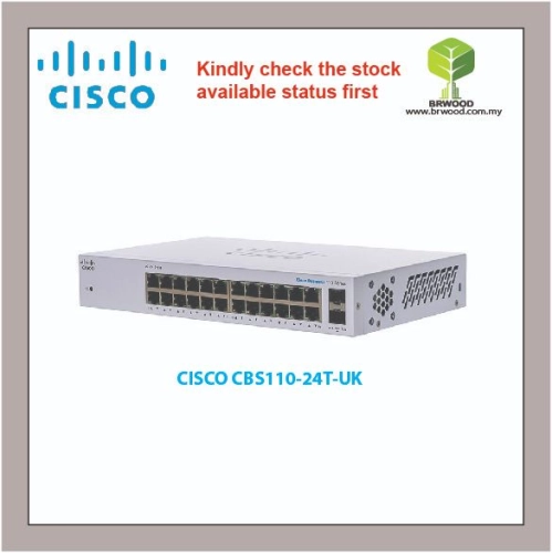 Cisco CBS110-24T-UK : CBS110 24 - port GE Unmanaged Switches