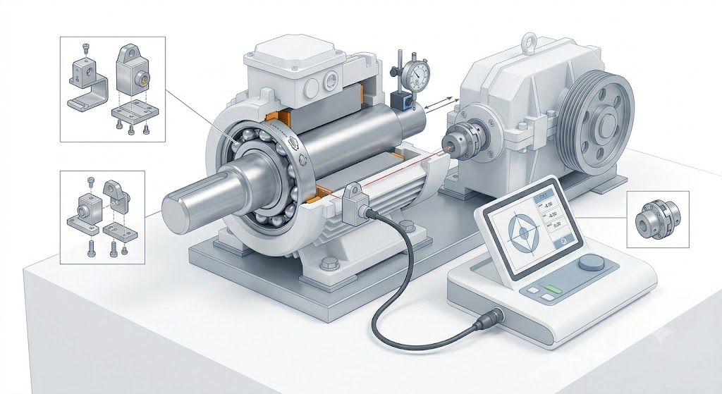 Shaft Alignment Check for Bearing Protection