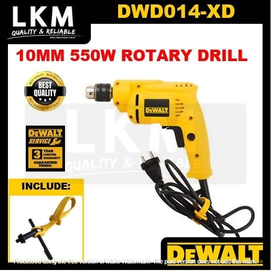 DEWALT DWD014-XD 10MM 550W ROTARY DRILL