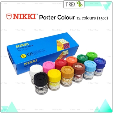 Nikki Poster Color - 12 Colours 15cc