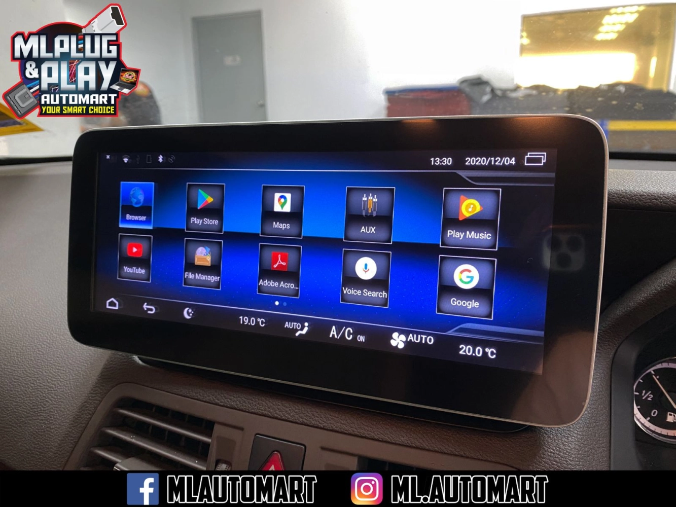 Mercedes Benz E Class W207 Android Monitor