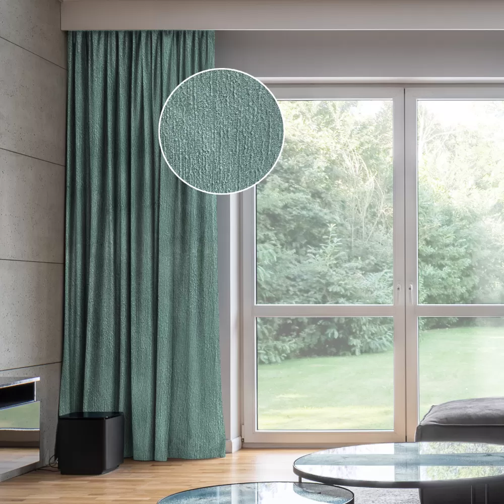 Textured Minimalist Blackout Curtain (40%-60%) 57"