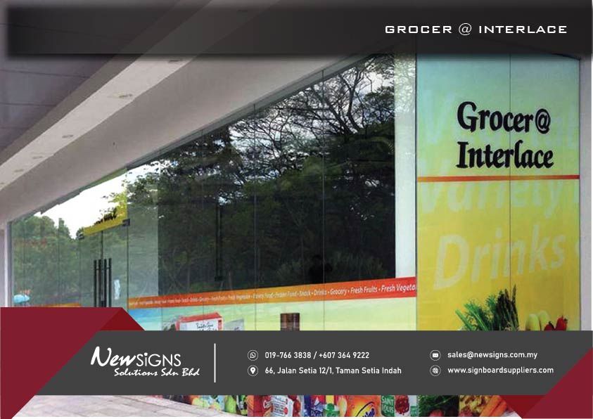 Inkjet Printing Sticker_Grocer Interlace