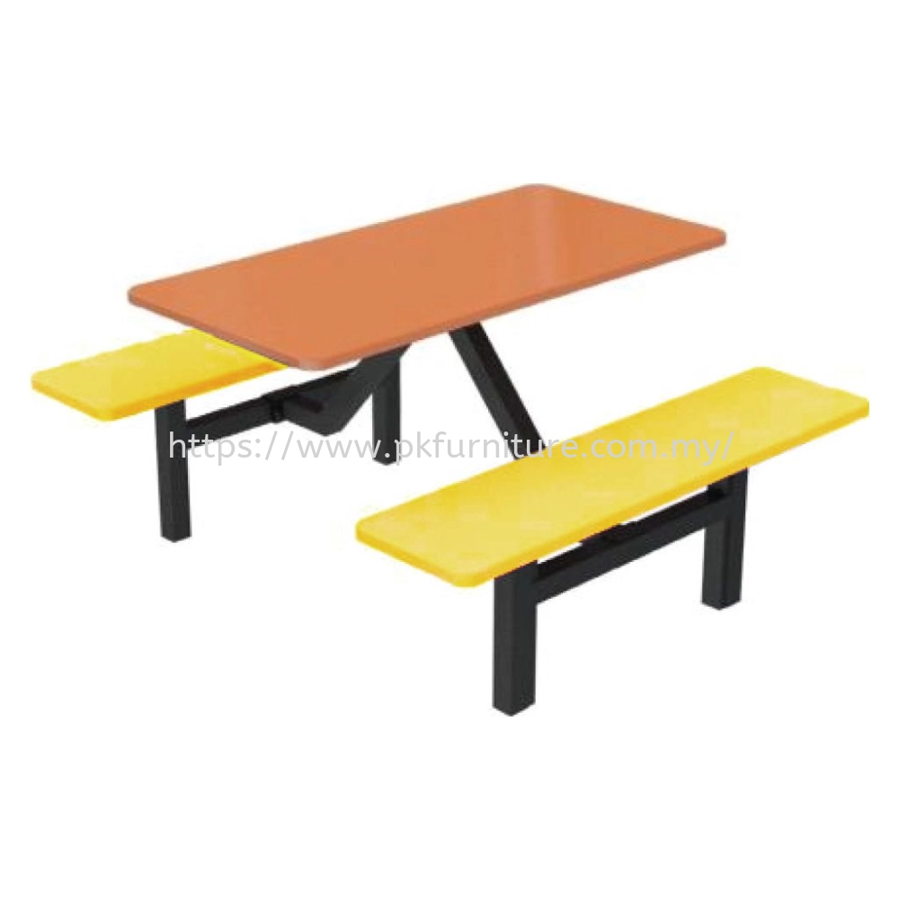 FRP Canteen Furniture - FRP-B3-4 - 4 Canteen Table Seater Set