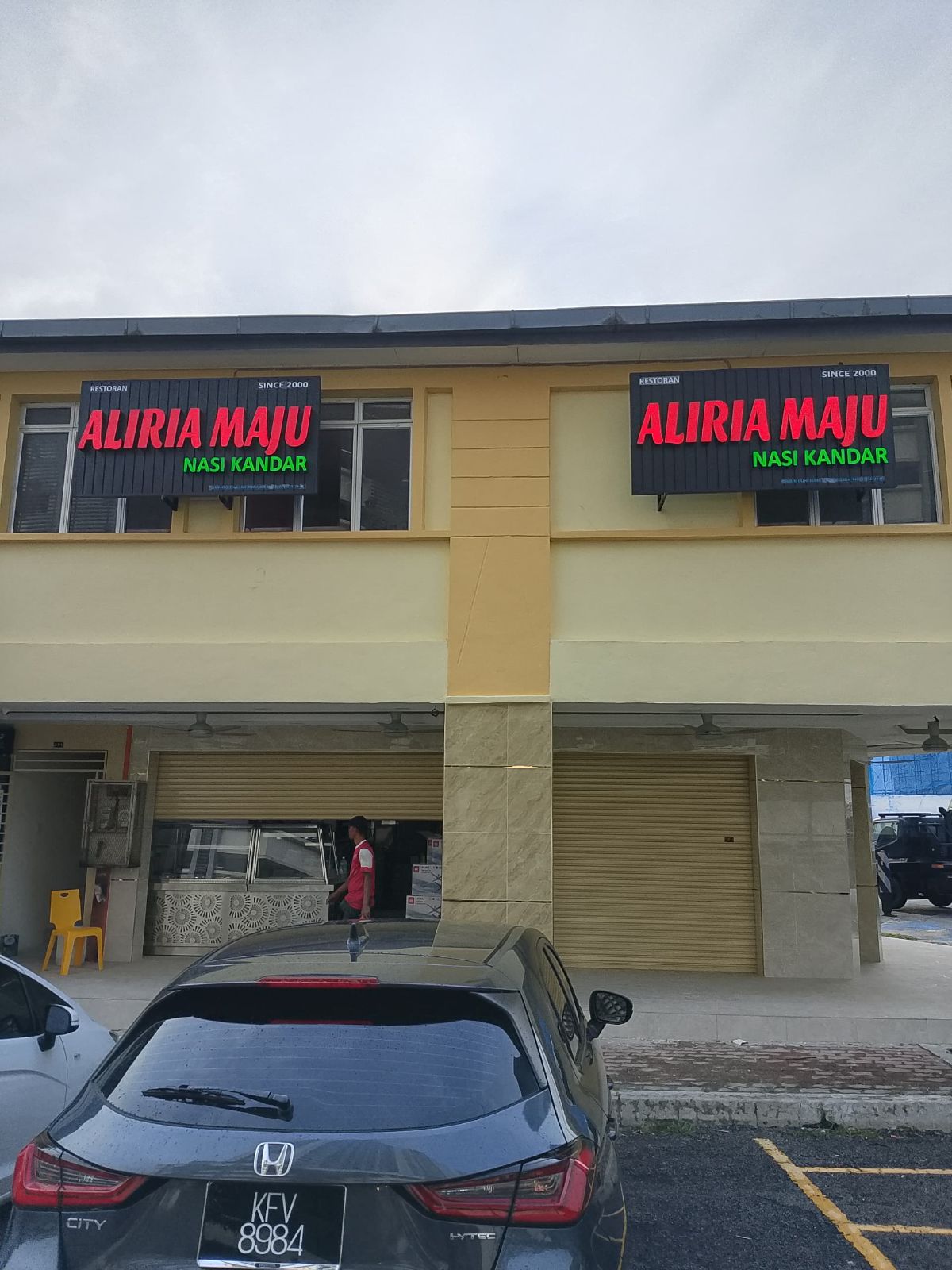 PAPAN TANDA RESTORAN TULISAN TIMBUL BERLAMPU 3D LED RESTAURANT SIGNAGE SIGNBOARD HARGA MURAH DI MARAN TOWN CHENOR LUIT SRI JAYA BANDAR TUN RAZAK LUBUK PAKU MARAN