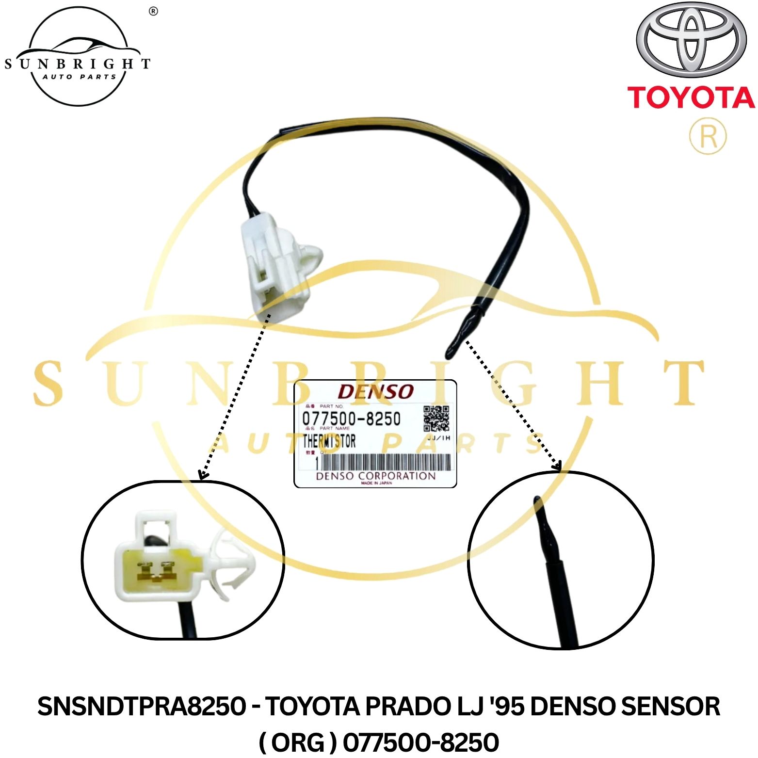 TOYOTA PRADO LJ '95 DENSO SENSOR ( ORG ) 077500-8250