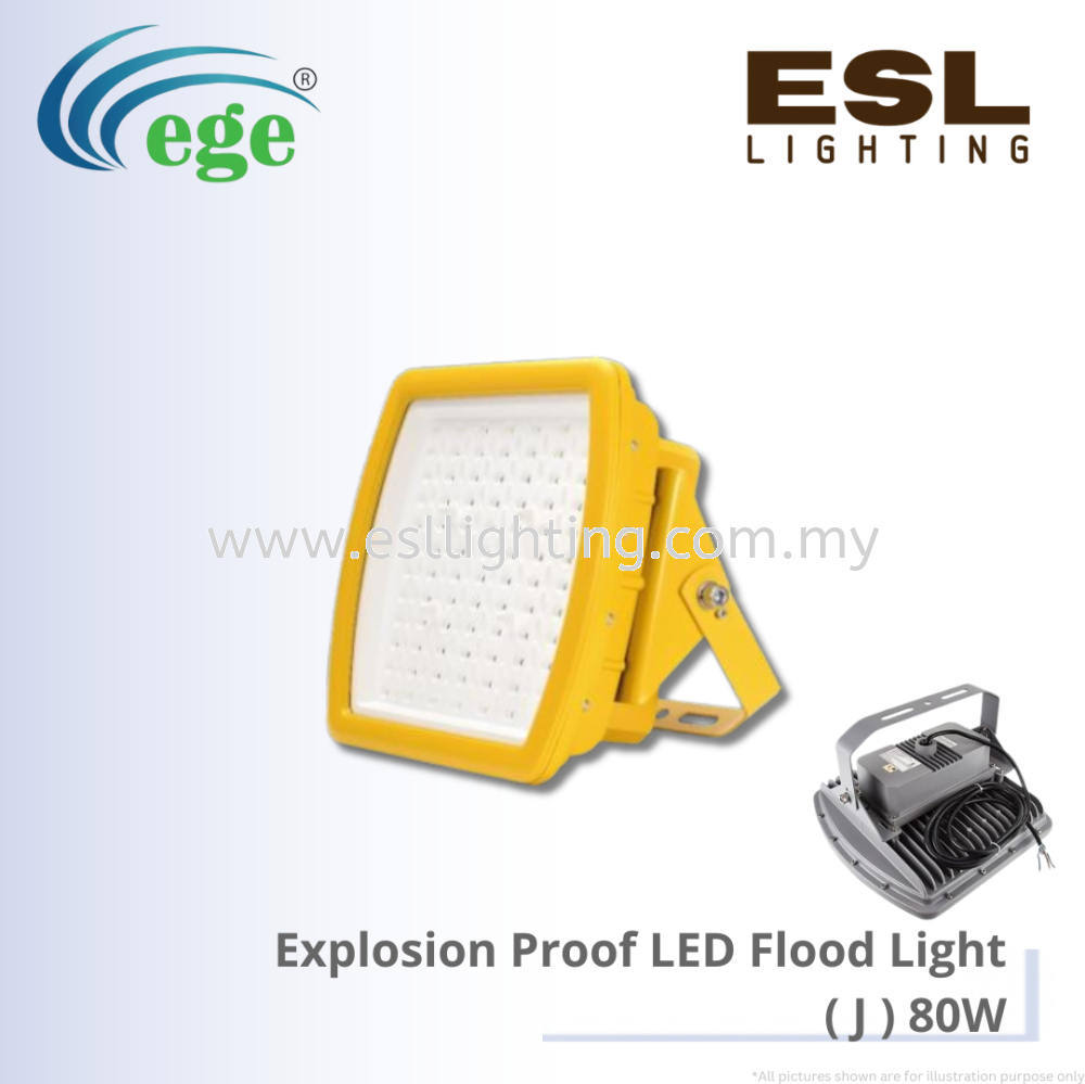 EGE Explosion Proof LED Flood Light (J) 80W - CES-J080 IP66