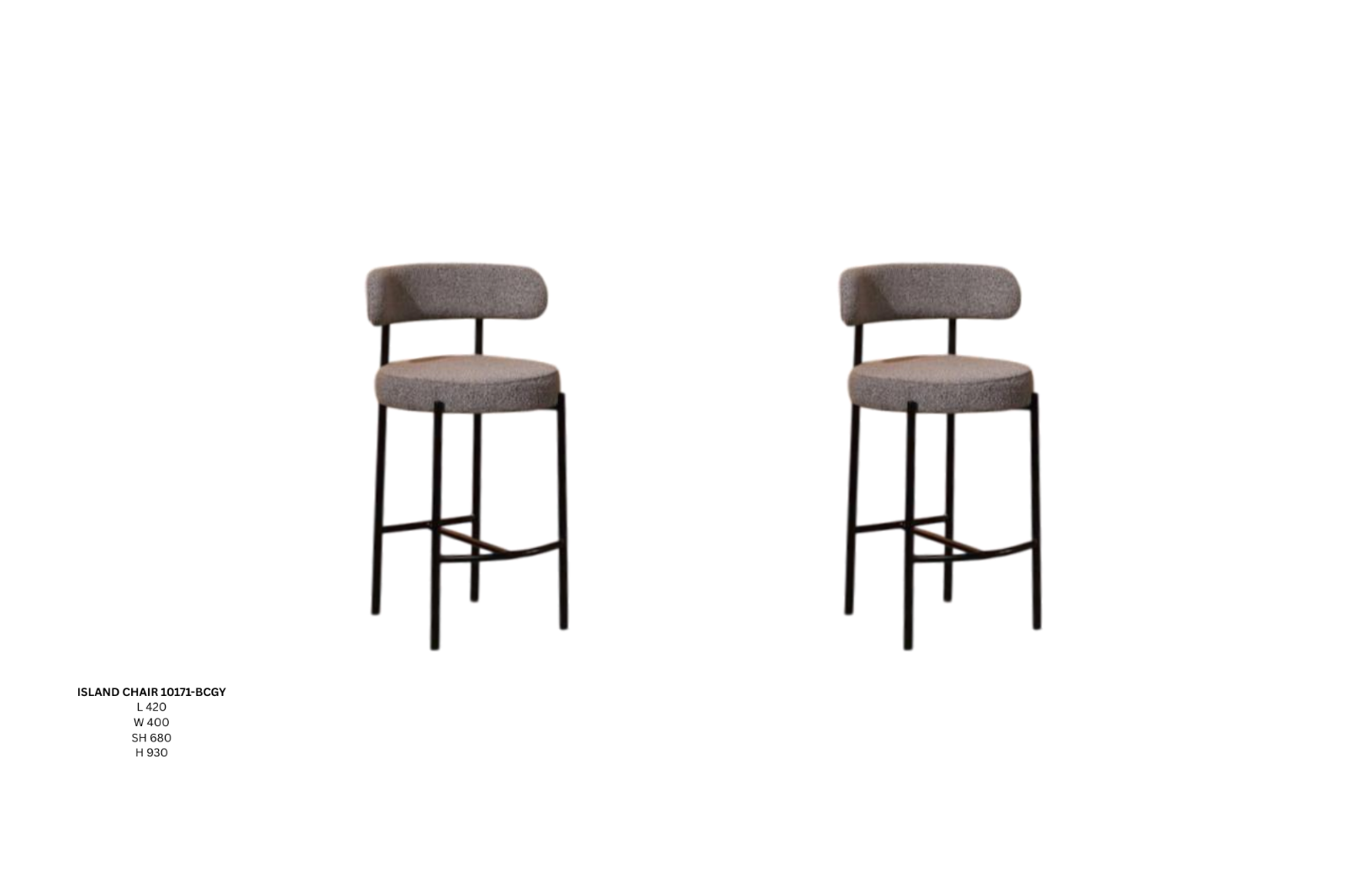 ISLAND CHAIR YG-10171-BCGY