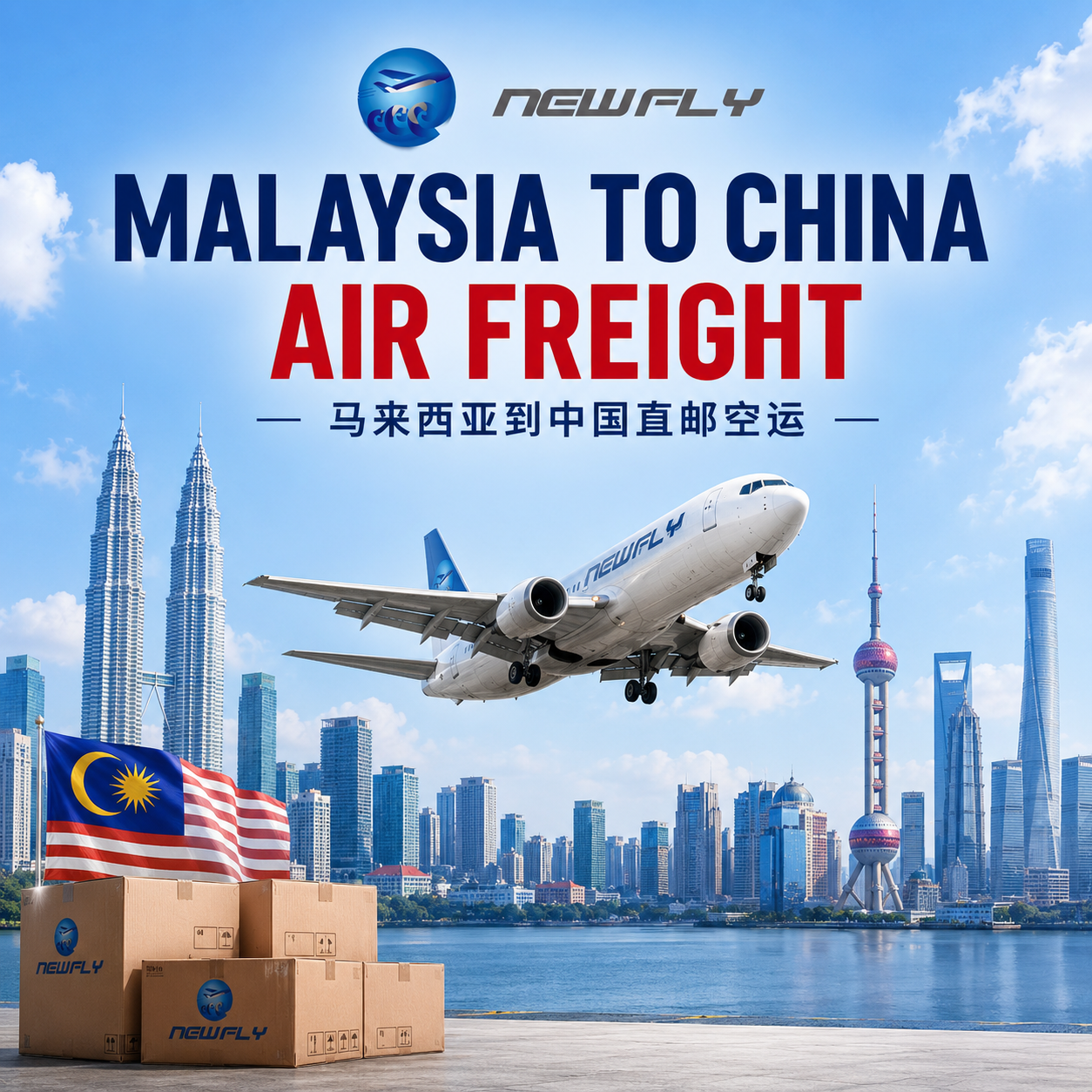 Malaysia to China Air Direct Mail (SF / China Post)