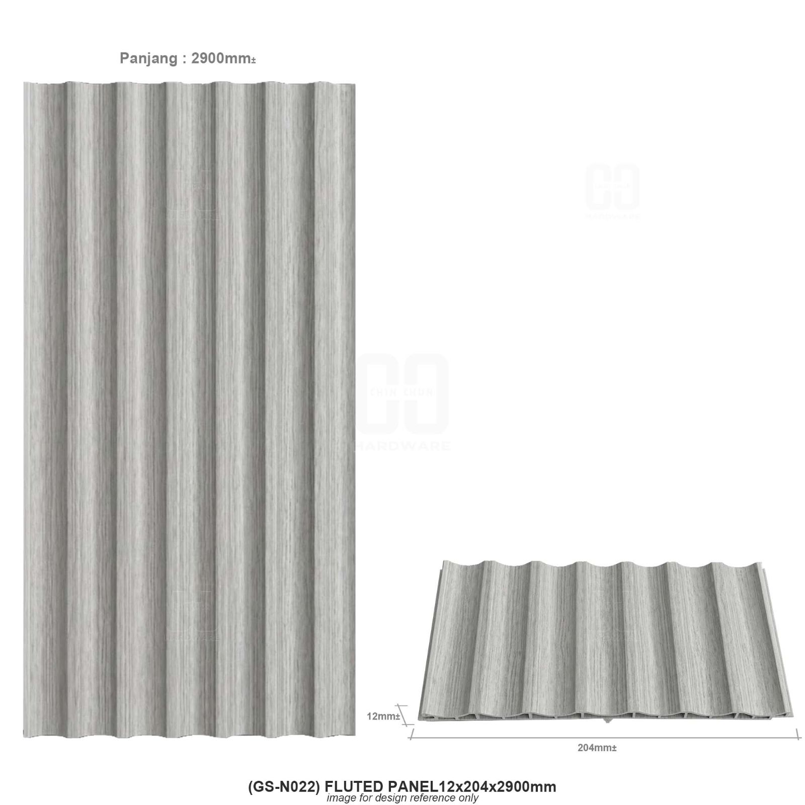 (GS-N022) FLUTED PANEL 12x204x2900mm