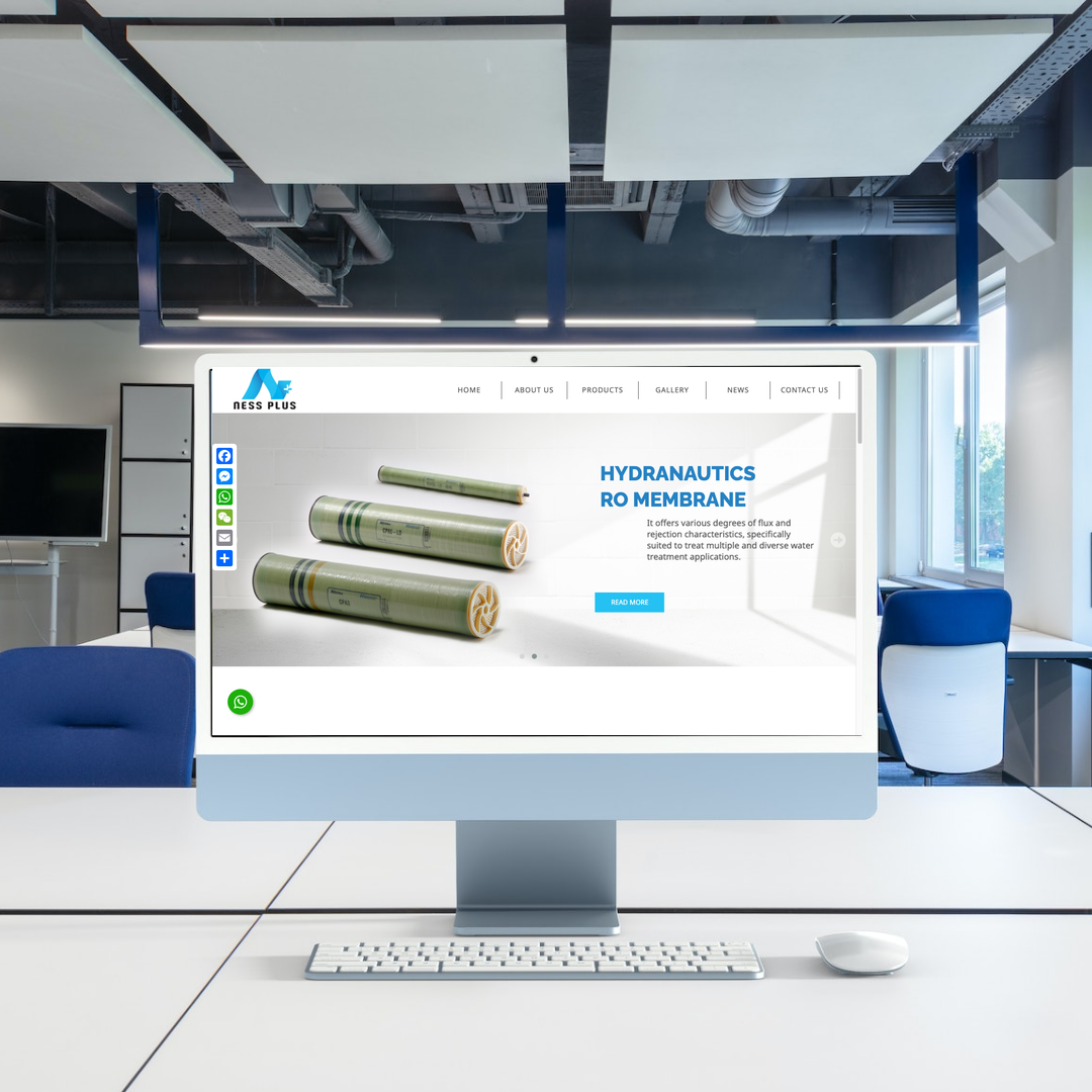 Ness Plus Trading Sdn Bhd Website Design & SEO Case Study | Ro Membrane Supplier Negeri Sembilan in Seremban