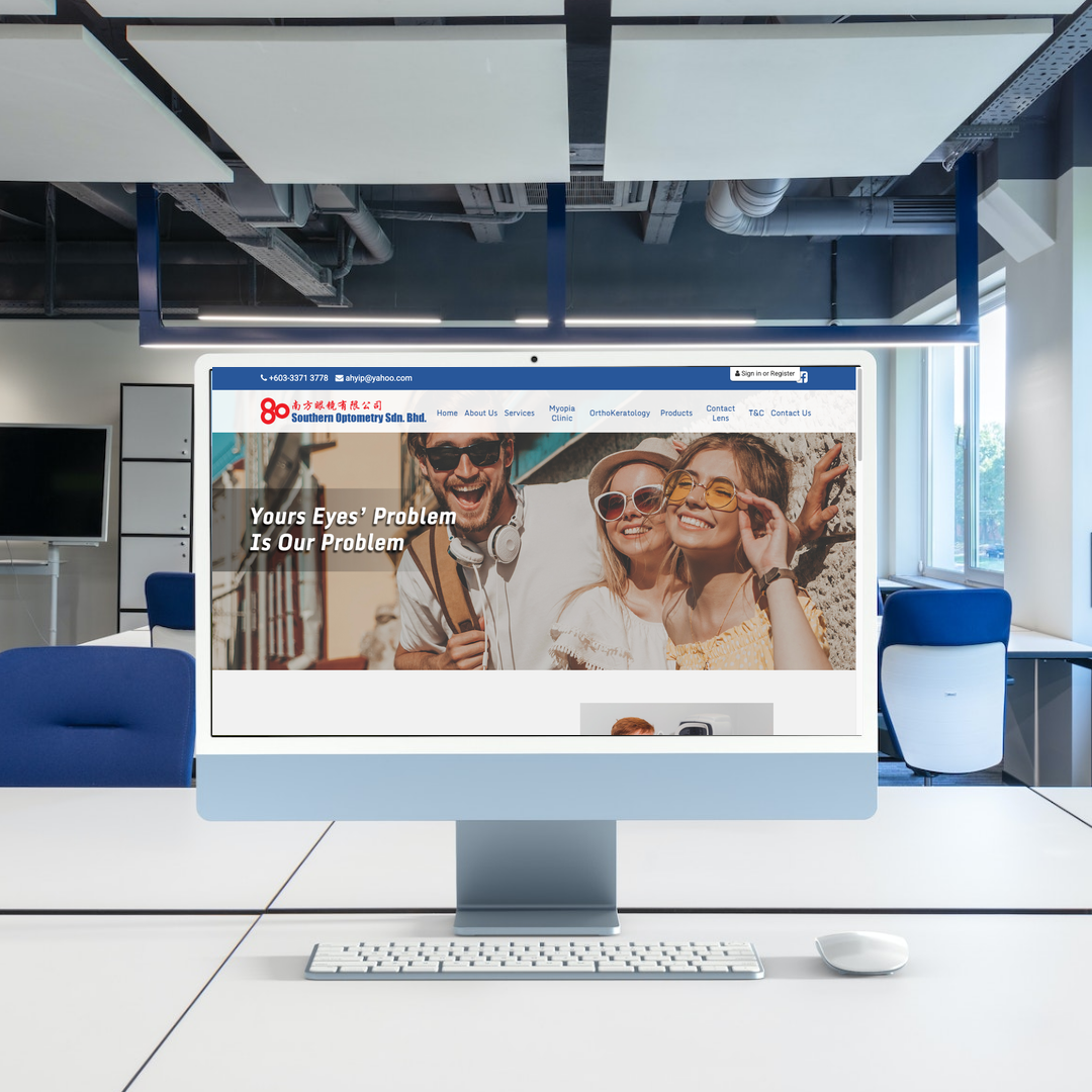 SOUTHERN OPTOMETRY SDN BHD Website Design & SEO Case Study | Optical Shop in Kuala Lumpur