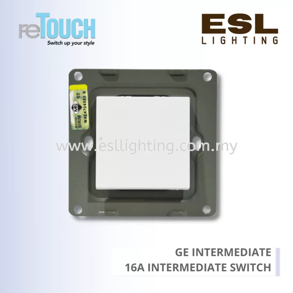 RETOUCH GRAND ELEMENTS - GE INTERMEDIATE - E/SW014W-GW – 16A INTERMEDIATE SWITCH