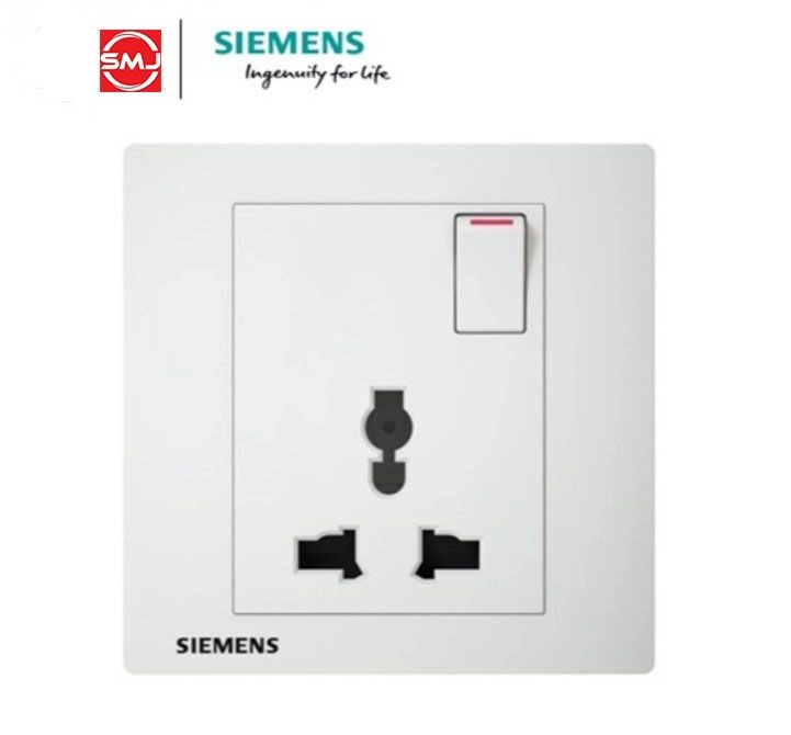 Siemens 13A 1 Gang Switched International Socket