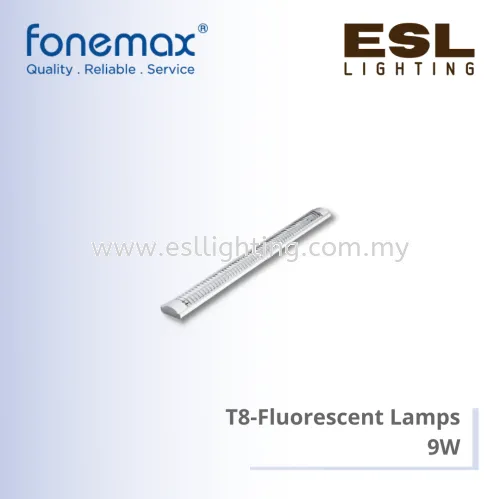 FONEMAX T8 Fluorescent Lamps 9W - 2 x 9W 