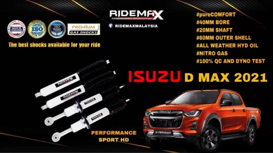RIDEMAX ISUZU D MAX 2021