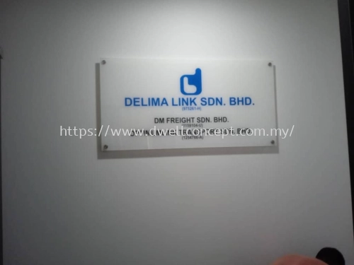 COMMERCIAL ACRYLIC SIGNAGE AT SUBANG, PETALING JAYA (PJ), KUALA LUMPUR (KL)