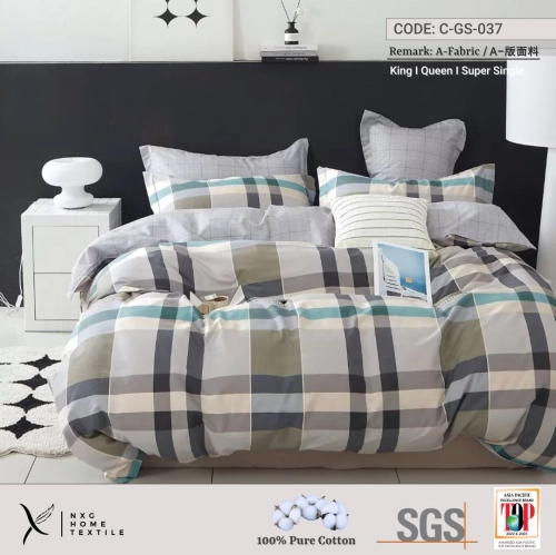 Pre-Order ETA: 5th April 2024 ~ C-GS-037 Bedding 100% Pure Cotton 