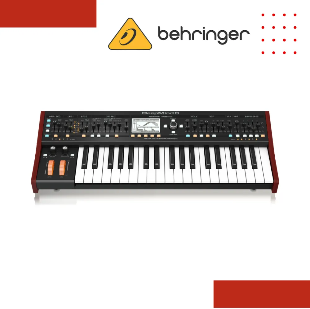 Behringer DeepMind 6 37-key 6-voice Analog Synthesizer