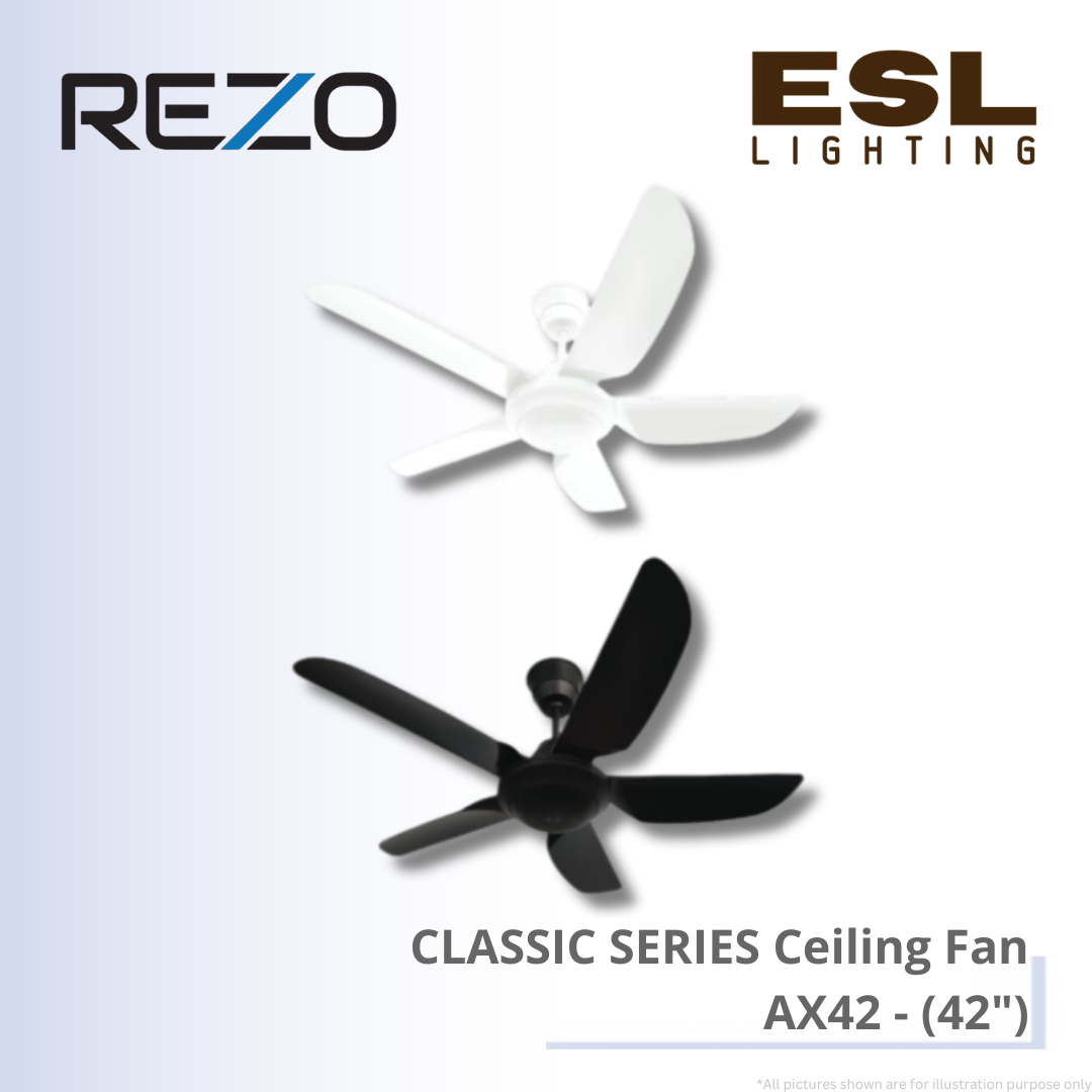 REZO CLASSIC SERIES Ceiling Fan AX42 - 42"