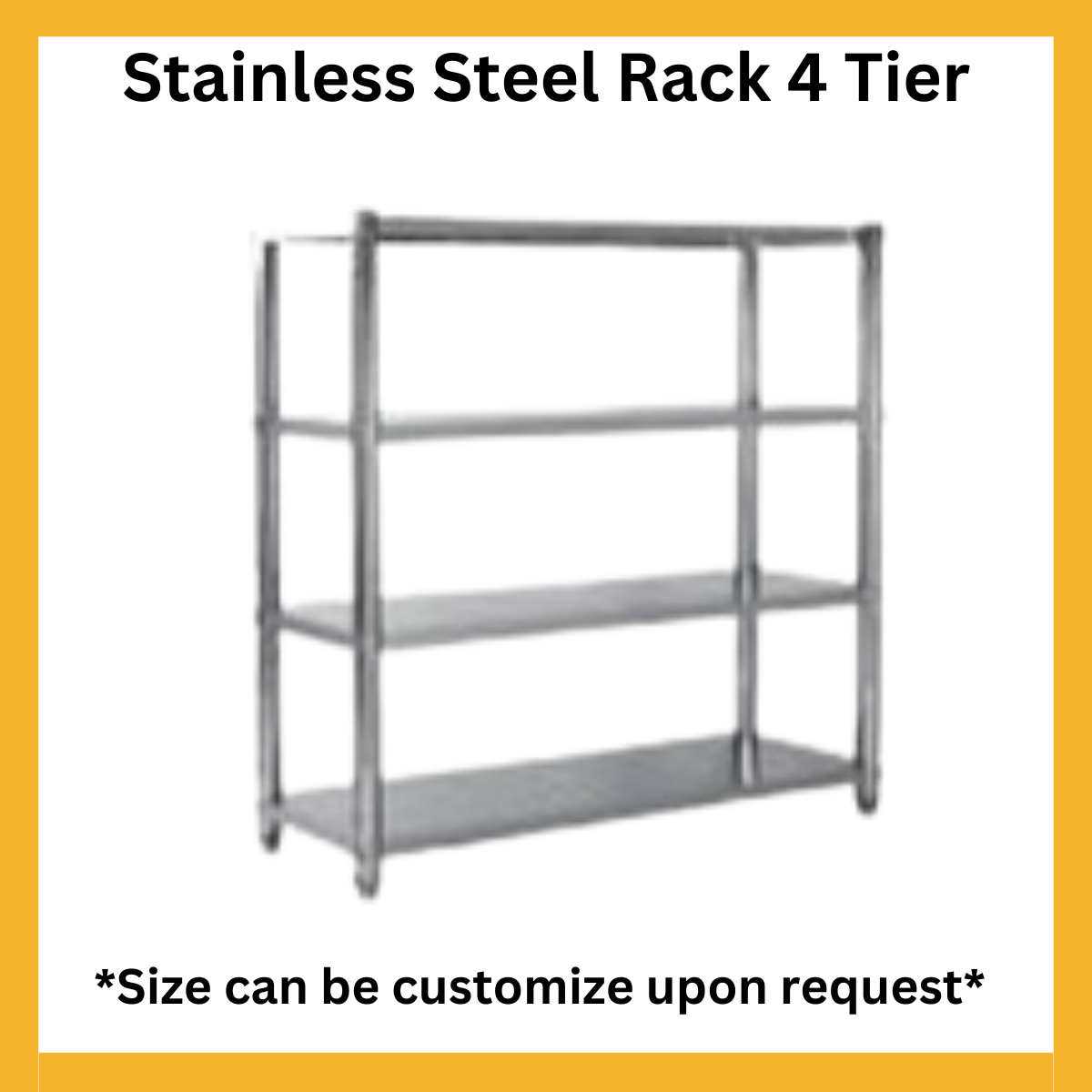 Stainless Steel Rack - 4 tier