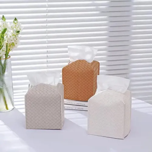 Custom Logo Square Tissue Box Cover  02