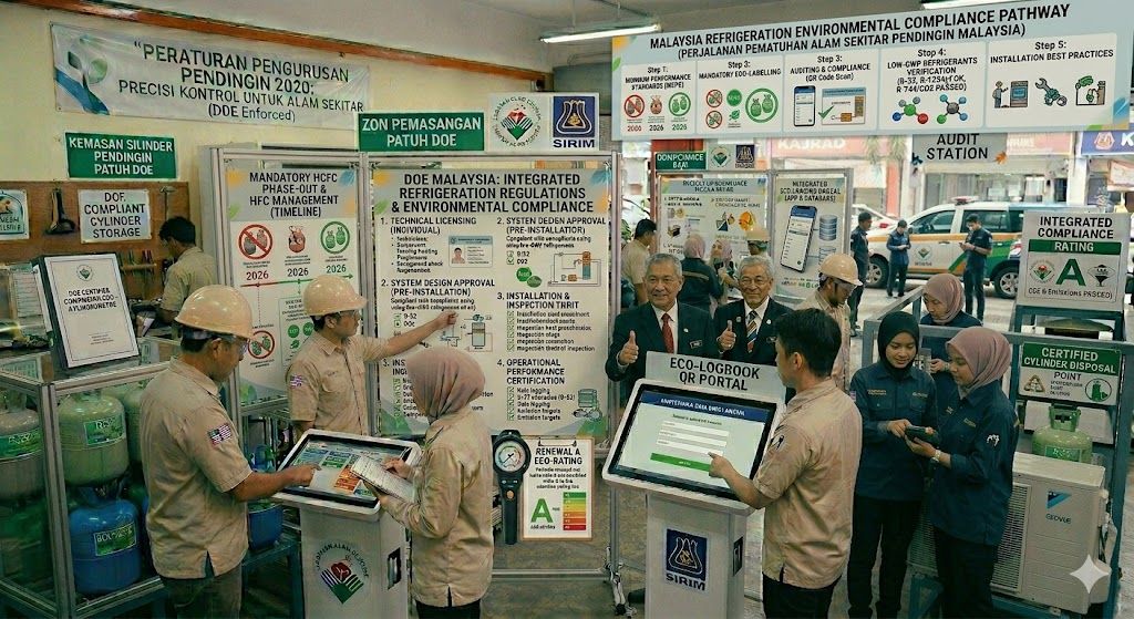 HVAC refrigeration legal framework Malaysia DOE