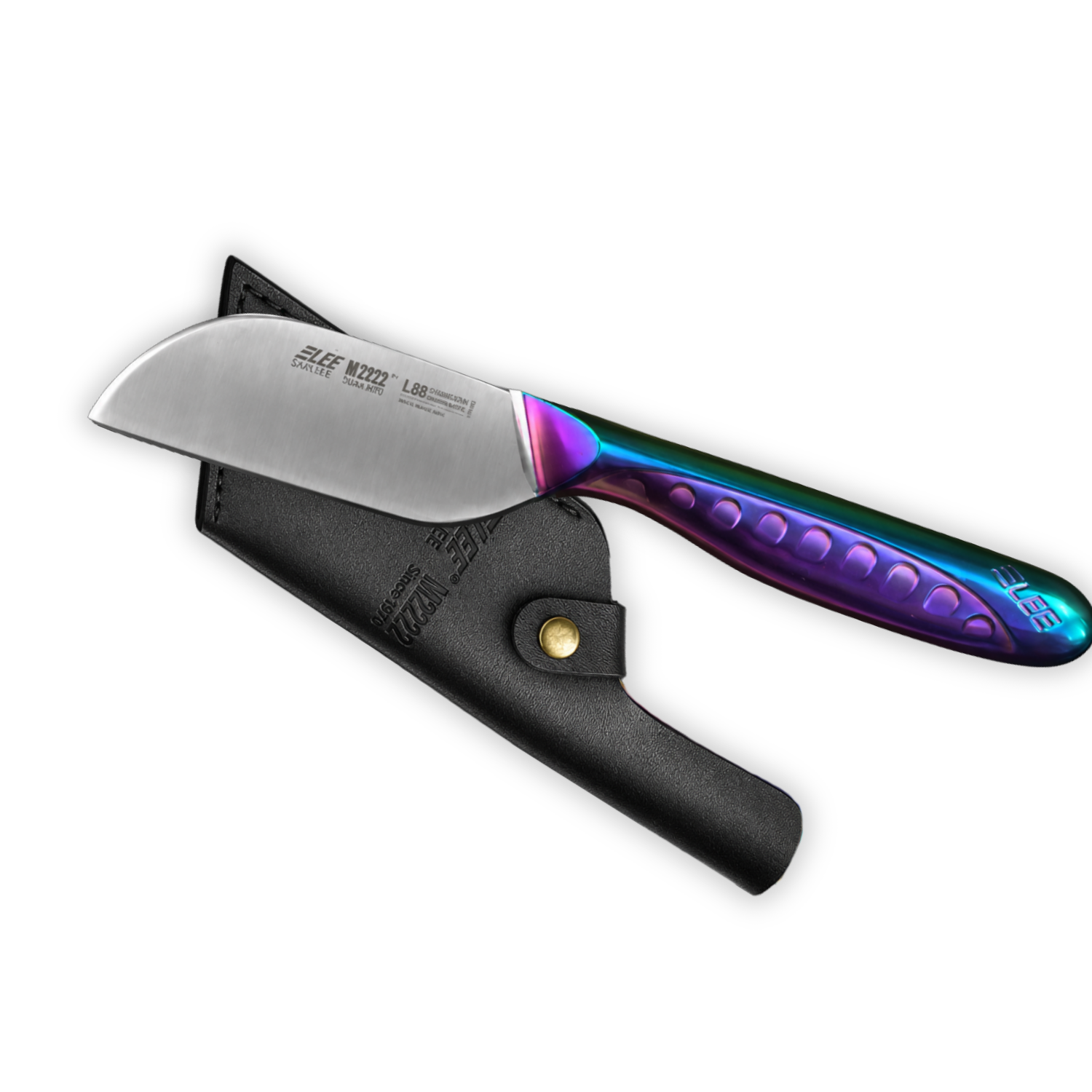 三利榴莲刀加套-不锈钢 Sam Lee Durian Knife with Cover - Stainless Steel