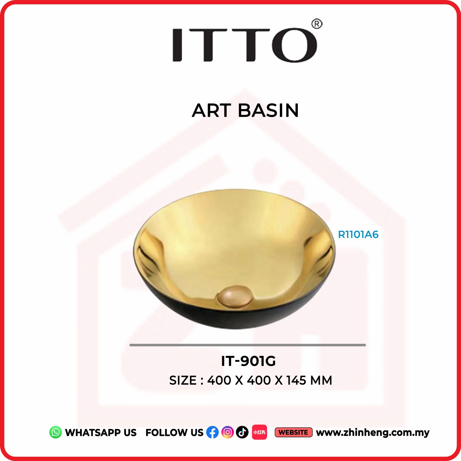 ITTO ART BASIN IT-901G (GOLD)