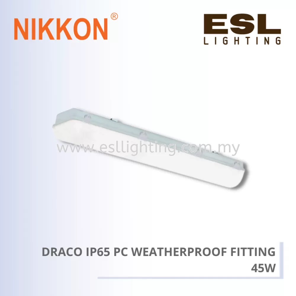 NIKKON Draco IP65 PC Weatherproof Fitting 45W - K04110 45W