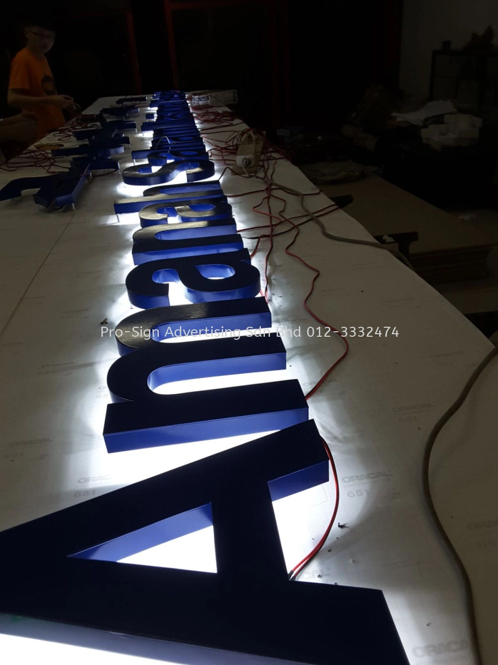 ALUMINIUM BOX UP LED BACKLIT (AMANAH SAHAM NASIONAL BERHAD, BINTULU, 2016)